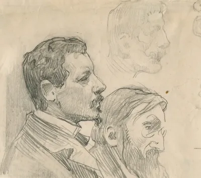 George Rueter Marinus Heijl En Onbekende Schilders