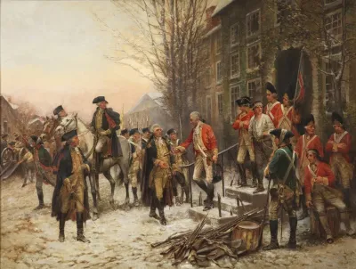 George Washington 1732 1799 In Front Of Nassau Hall