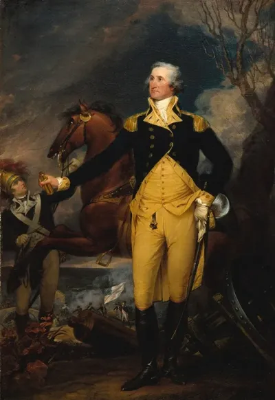 George Washington Before The Battle Of Trenton