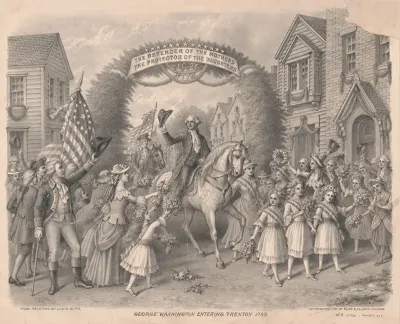 George Washington Entering Trenton 1789