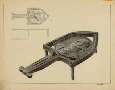 George Washington Flat Iron Stand