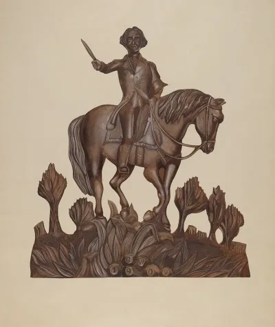 George Washington On Horseback