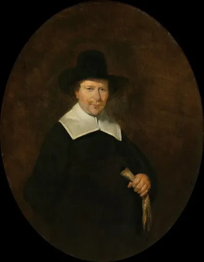 Gerard Abrahamsz Van Der Schalcke 1609 67 Haarlem Cloth Merchant
