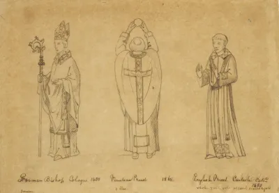 German Bishop Cologne 1450 Venetian Priest 1563 English Priest Carlisle Cath 1480