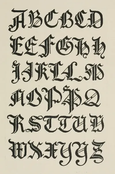 German Gothic Capitals 2