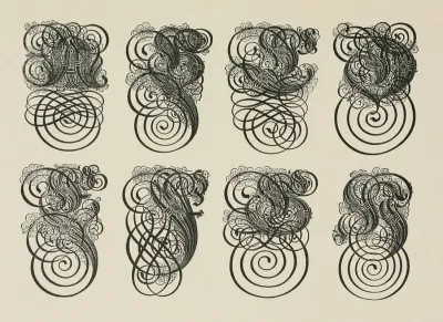 German Gothic Initials