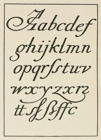 German Script After Hrachowina