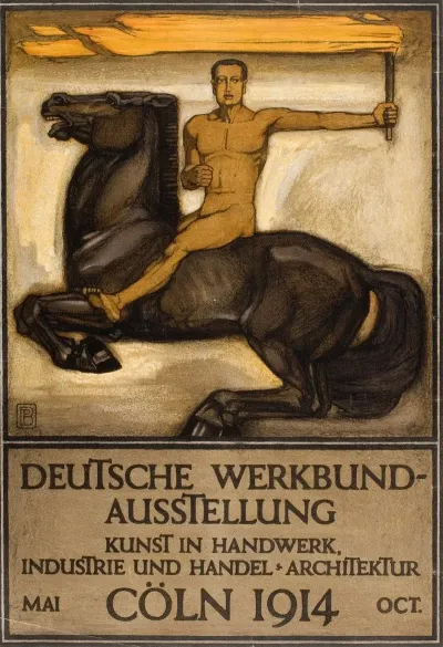 German Workers Union Exhibition Art In Handcrafts Industry Trade And Architecture