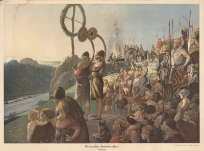 Germanische Sonnenwendfeier Bronzezeit