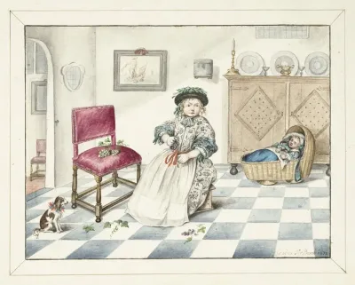 Gerrit En Cornelis Schellinger Als Kind