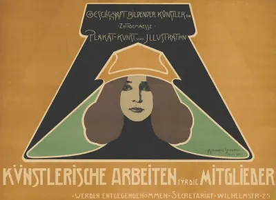Gesellschaft Bildender Kunstler Fur Zeitgemase Plakat Kunst Und Illustration