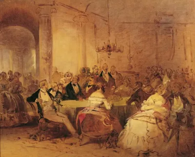 Gesellschaftsszene