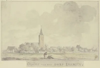 Gesigt Van Het Dorp Diemen