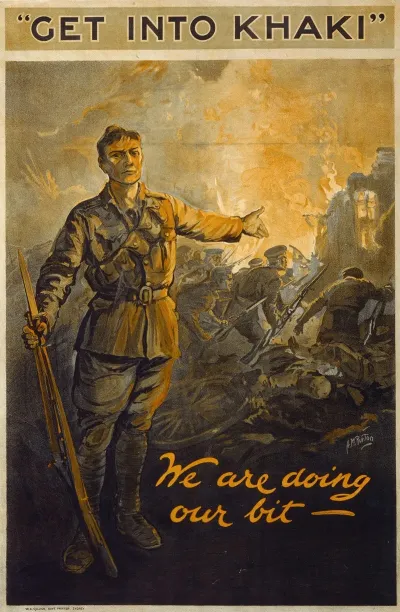 Get Into Khaki We Are Doing Our Bit