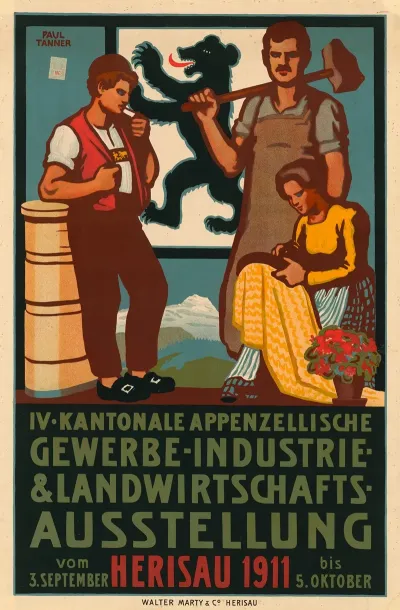 Gewerbe Industrie Landwirtschafts Ausstellung Herisau 1911