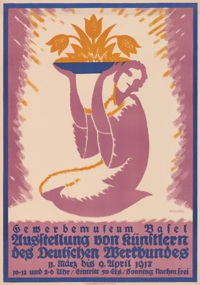 Gewerbemuseum Basel Ausstellung Von Kunstlern Des Deutschen Werkbundes