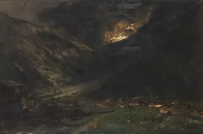 Gewitter In Den Bergen