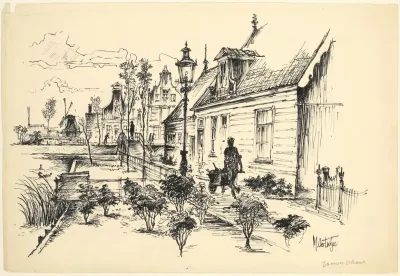 Gezicht In De Zaanse Schans