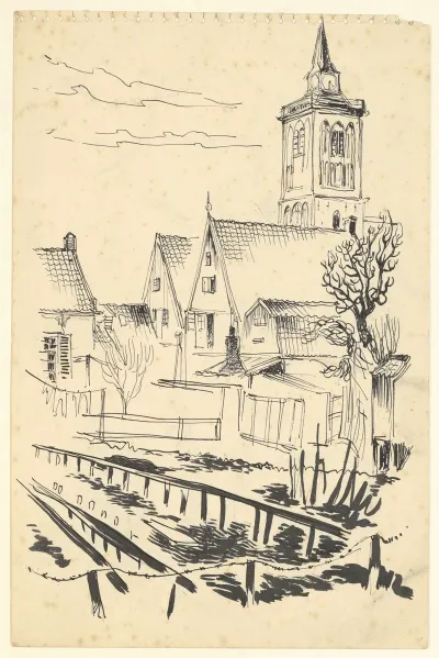 Gezicht In Het Dorp De Rijp 2