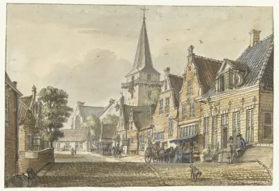 Gezicht In Het Dorp Harmelen