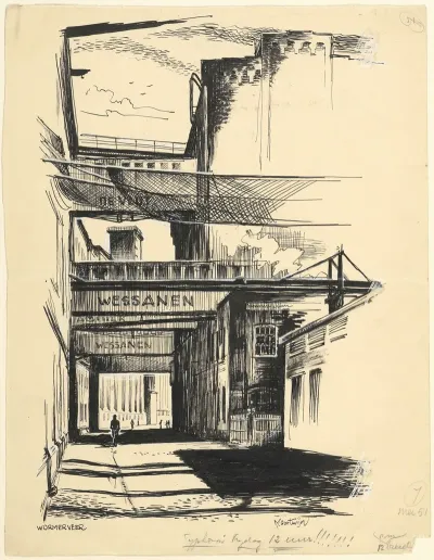 Gezicht In Het Industriecomplex Van Wessanen