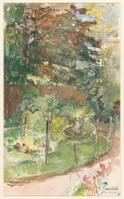 Gezicht In Tuin