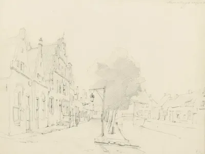 Gezicht Op De Gracht Te Hasselt 2