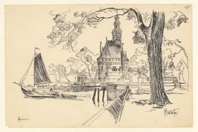 Gezicht Op De Hoofdtoren