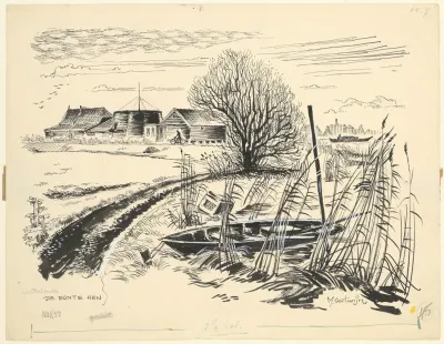 Gezicht Op De Onderbouw Van Molen De Bonte Hen Te Zaandam