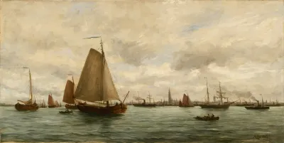 Gezicht Op De Rede Van Antwerpen 3