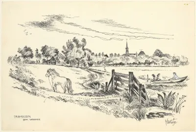 Gezicht Op Driehuizen