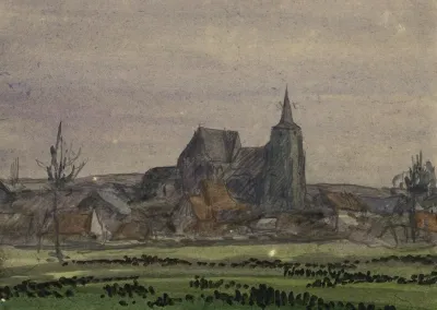 Gezicht Op Hakendover Met De Sint Salvatorkerk 2