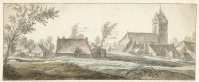 Gezicht Op Het Dorp Soest