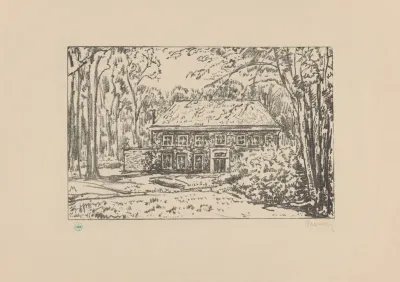 Gezicht Op Het Landhuis Van Buitenplaats De Voorde De Voorde
