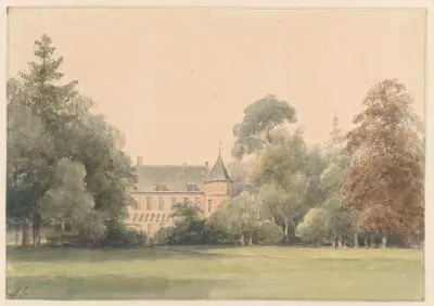 Gezicht Op Het Oude Loo