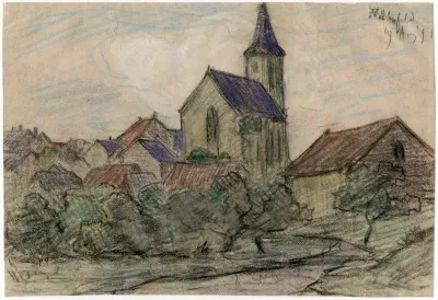 Gezicht Op Huhnfeld