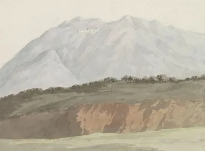 Gezicht Op Kartuizerklooster Van Monte Vergine Hoog Gelegen Boven Avellino