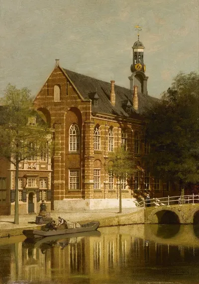 Gezicht Op Leiden