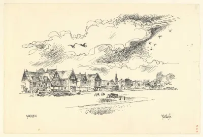 Gezicht Op Marken