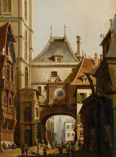 Gezicht Op Rouen