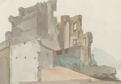 Gezicht Op Ruine Zogenaamde Castel Vecchio Te Avellino