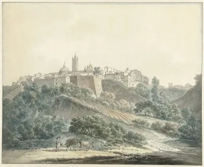 Gezicht Op Siena