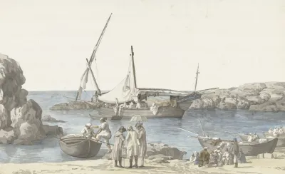 Gezicht Op Tarente En Haven Van Luogo Vivo