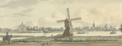 Gezicht Op Tienhoven En Het Huis Herlaar