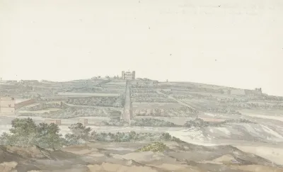 Gezicht Op Vedala Paleis Van De Grootmeester Gelegen In Het Boschetto Op Malta
