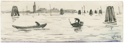Gezicht Op Venetie Vanuit De Lagune