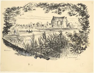 Gezicht Op Westzaan