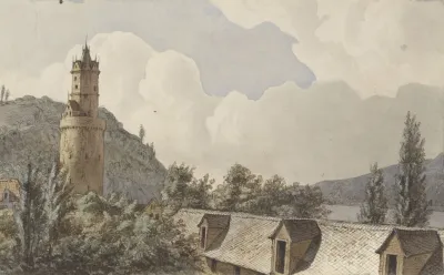 Gezicht Over Andernach En De Rijn