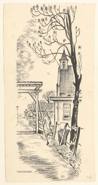Gezicht Te Durgerdam Bij Het Bruggetje