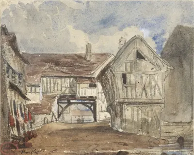 Gezicht Te Honfleur